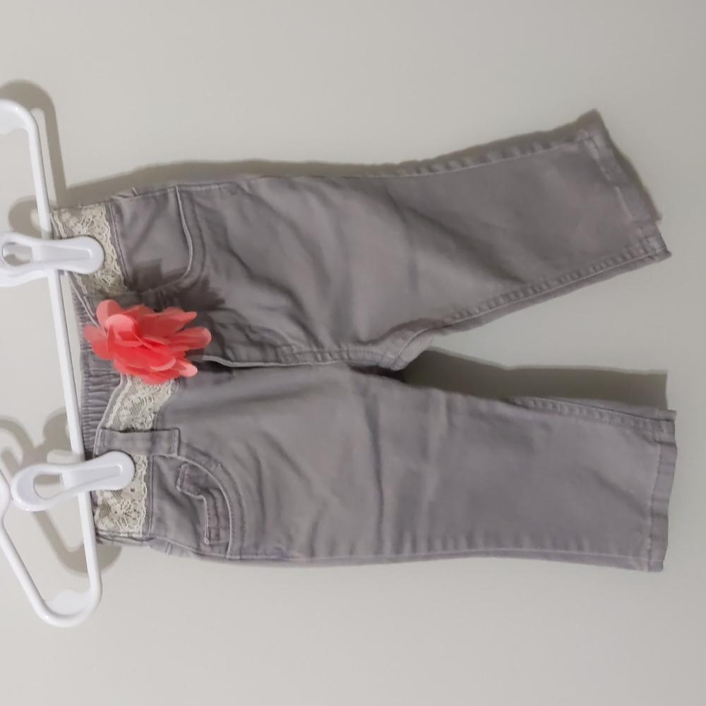 Genuine Kids floral accent denim jeans